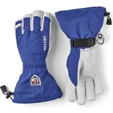 Donna Guanti e Mitene Hestra Army Leather Heli Ski 5-Finger Gloves - Royal Blue