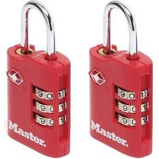 Master Lock 2 Cadenas 30 mm À Combinaison TSA