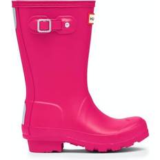 Buckle Wellingtons Children's Shoes Hunter Original Kids Rubber Wellington Boots - Bright Pink