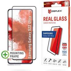 Bildschirmschutz Displex Real Glass Full Cover Glass Screen Protector for Galaxy S22 Ultra