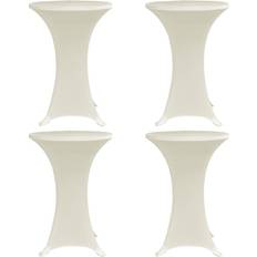 vidaXL Stretch 4-pack Dug Beige (60x60cm)