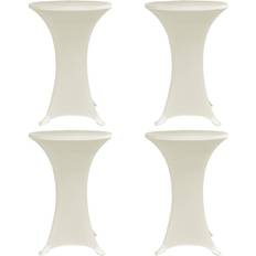 Beige Manteles vidaXL Stretch 4-pack Mantel Beige (60x)