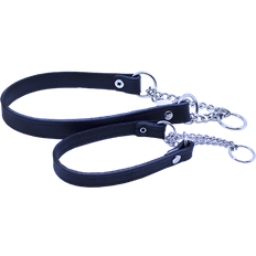 Half Throat Leather Dog Collar