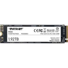 M.2 Disques durs on Black Friday sale Patriot Memory P310 1,92 To SSD M.2 2280 NVMe PCIe 3.0