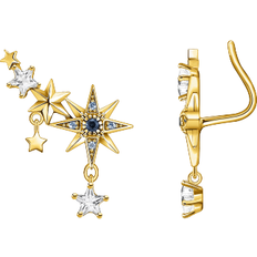 Thomas Sabo Boucles d'oreilles à fermoir à poussette H2223-959-7 925 Argent Or Jaune