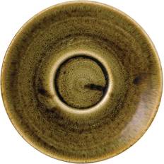 Green Saucer Plates Churchill Stonecast Plume Espresso Saucer Plate 12cm 12pcs