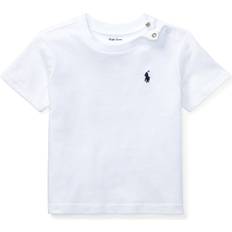 9-12M T-shirts Children's Clothing Polo Ralph Lauren Baby Logo Cotton Jersey T-shirt - White