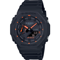 Oranssi Rannekellot Casio G-SHOCK GA-2100-1A4ER musta black