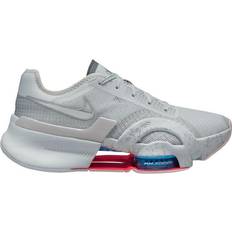 Silver - Women Gym & Training Shoes Nike Air Zoom SuperRep 3 W - Pure Platinum/Cool Grey/University Blue/Metal Silver