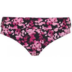 Abecita Dam Bikiniunderdelar Abecita Faded Leaves Bikini Brief - Fuchsia