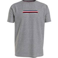 Tommy Hilfiger Modal T-shirts Tommy Hilfiger Seacell Logo Crew Neck T-shirt - Medium Grey Heather