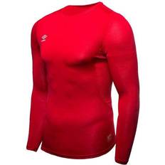 Fitness & Gym - Red Base Layers Umbro Core Crew Baselayer Men - Vermillion