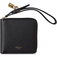 Square Zip Around Purse - Black