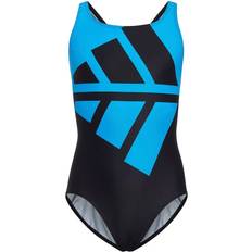 Adidas Black Swimwear Adidas Must-have Swimsuit - Black/Blue Rush (HC9648)