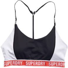 Superdry Bras Superdry Sport Train Mid Impact Elastic Bra - Black