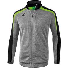 Fitness - Unisex Jacken Erima Liga 2.0 Training Jacket Unisex - Grey Marl/Black/Green Gecko