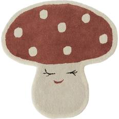 Beige Tepper OYOY Malle Mushroom Rug