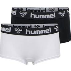 Hummel Slips Hummel Maya Jersey Hipsters With Logo Waistband 2-pack - Black/White