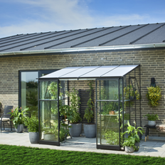 Halls Greenhouses Qube 68 4.7m² Aluminium Sikkerhetsglass