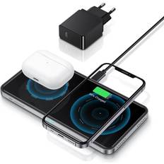 ESR Batterijen en Opladers ESR 2-in-1 Magnetic Wireless Charger