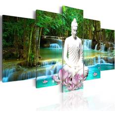 100.0 cm Tavlor Arkiio Zen Waterfall Tavla 200x100cm