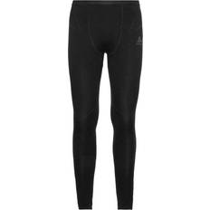 Élasthanne/Lycra/Spandex Pantalons Thermiques Odlo Performance Evolution Warm Base Layer Pants Men - Black/Odlo Graphite Grey