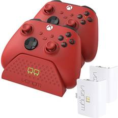 Ladestationen Venom Xbox Series X/S Twin Docking Station - Pulse Red