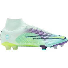 Multicolored - Unisex Soccer Shoes Nike Mercurial Dream Speed Superfly 8 Elite FG - Barely Green/Electric Purple/Aurora Green/Volt