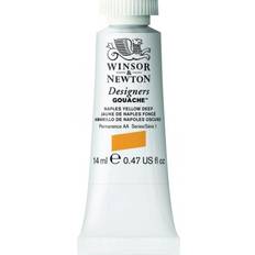 Gule Akvarellmaling Winsor & Newton Designers Gouache Naples Yellow Deep 14ml