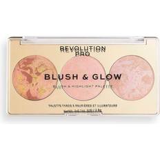 Revolution Beauty Pro Blush & Glow Face Palette Peach Glow