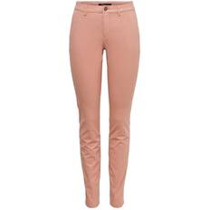 Chinos - Dam - Rosa Byxor Only Paris Classic Chinos - Rosa/Rose Dawn