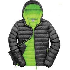 Result Snow Bird Hooded Jacket - Black/Lime