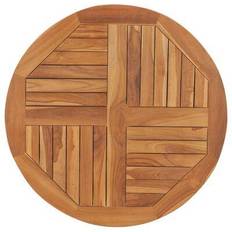 Teak Table Tops vidaXL Round Table Top 80cm