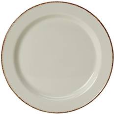 Steel Dessert Plates Steelite Brown Dapple Slimline Dessert Plate 23cm 24pcs