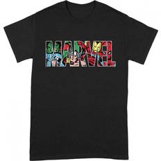 Marvel Unisex Adult Character T-shirt - Black/Red/Green