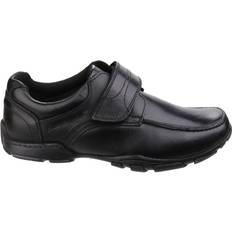 Boy Low Top Shoes Hush Puppies Childrens Boys Freddy 2 Back To School - Black