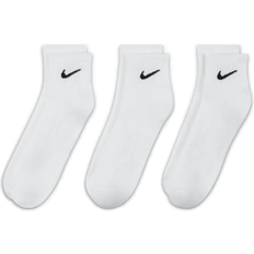 Homme - Oui Chaussettes Nike Everyday Cushioned Training Ankle Socks 3-pack - White/Black