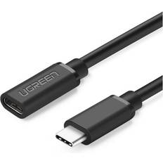 Ugreen USB C-USB C - USB-kabel Kabler Ugreen USB C-USB C M-F 0.5m