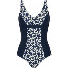 Abecita English Garden Swimsuit - Blue/White