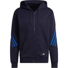 adidas Sportswear Future Icons 3-Stripes Full-Zip Hoodie - Legend Ink/Royal Blue