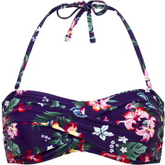 Abecita Hawaii Twisted Bandeau Blue/Patterned Female