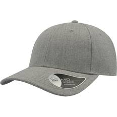 Atlantis Beat Structured 6 Panel Cap - Grey Melange