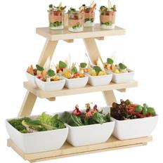 APS Maple Buffet Stand Serving