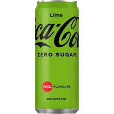 Sukkerfritt Brus Coca-Cola Zero Sugar Lime 33cl