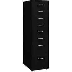 Casters Cabinets vidaXL Mobile Filing Cabinet