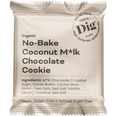 Sukkerfritt Sjokolade Getraw No-Bake Coconut Milk Chocolate Cookie 30g