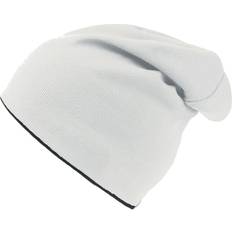 Élasthanne/Lycra/Spandex Bonnets Atlantis Extreme Reversible Jersey Slouch Beanie - White/Black