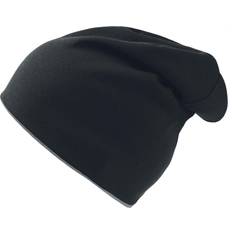 Atlantis Extreme Reversible Jersey Slouch Beanie - Black/Grey