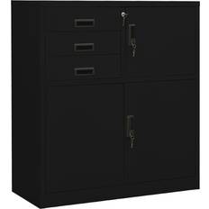 vidaXL Office 3 Drawers with 3 Sections Armoire