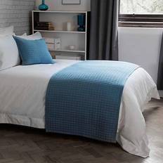 220.0 cm Bedspreads Belledorm Crompton Bedspread Blue (220x70cm)